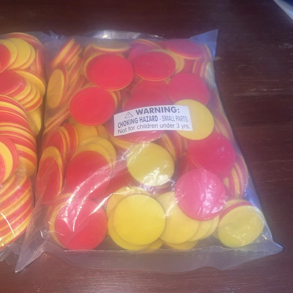 Bundle Two Packs Of Two Color Counters Pack Of 200 Each Math Homeschool Crafts